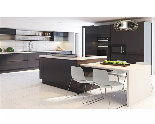 Modular Kitchen Furniture High Gloss Lacquer Finished Kitchen Cabinets