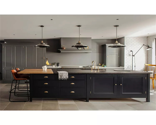 Simple Modern Design Shaker Solid Wood Kitchen Cabinets