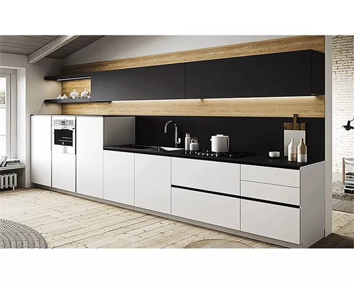 Top Quality Dark Series Matte Lacquer Finished Kitchen Cabinets