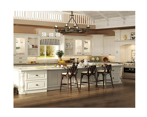 Traditional Style Shaker Solid Wood Kitchen Cabinets