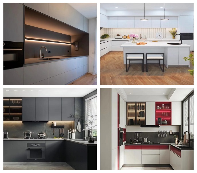 Modern Kitchen Cabinet Display In Different Layouts