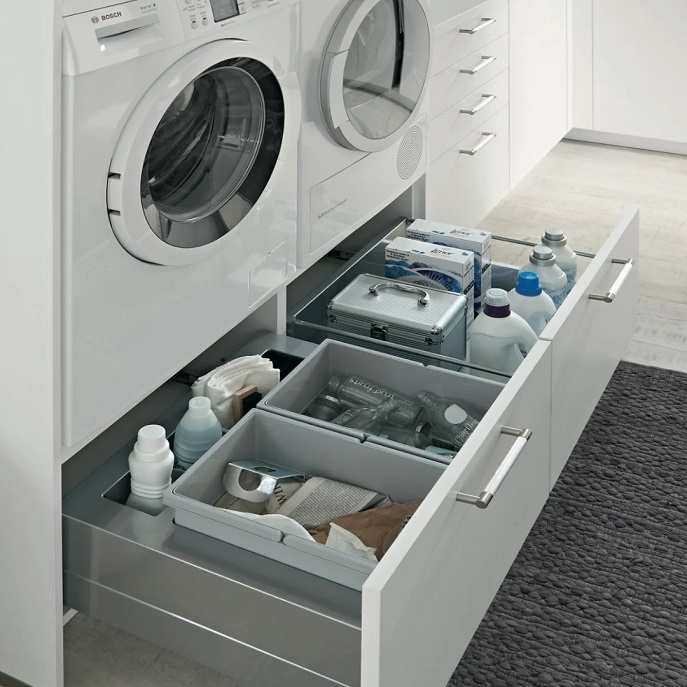 Latest Trends Built In Laundry Cabinets Design