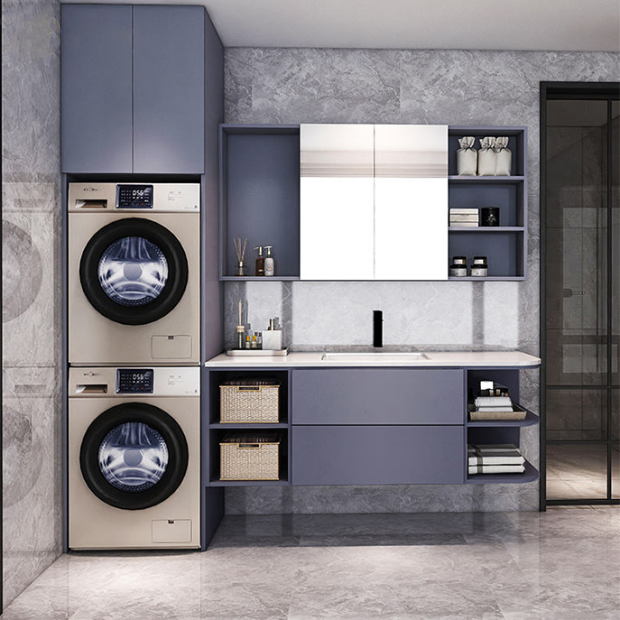 Laundry room closet cabinets with accessories design ideas