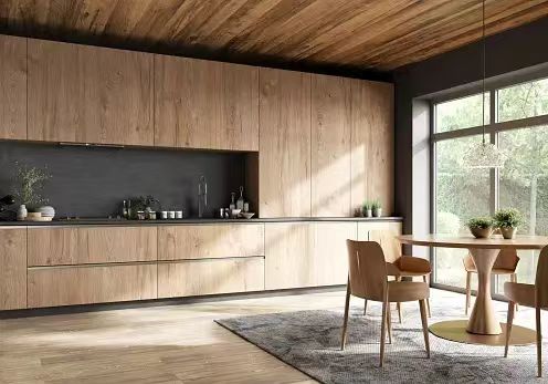 Modern cabinets are characterized by their clean lines and minimalist design.