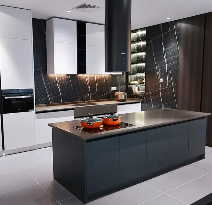 Top Modern Design Modular Island Kitchen Cabinets for Stylish Kitchens