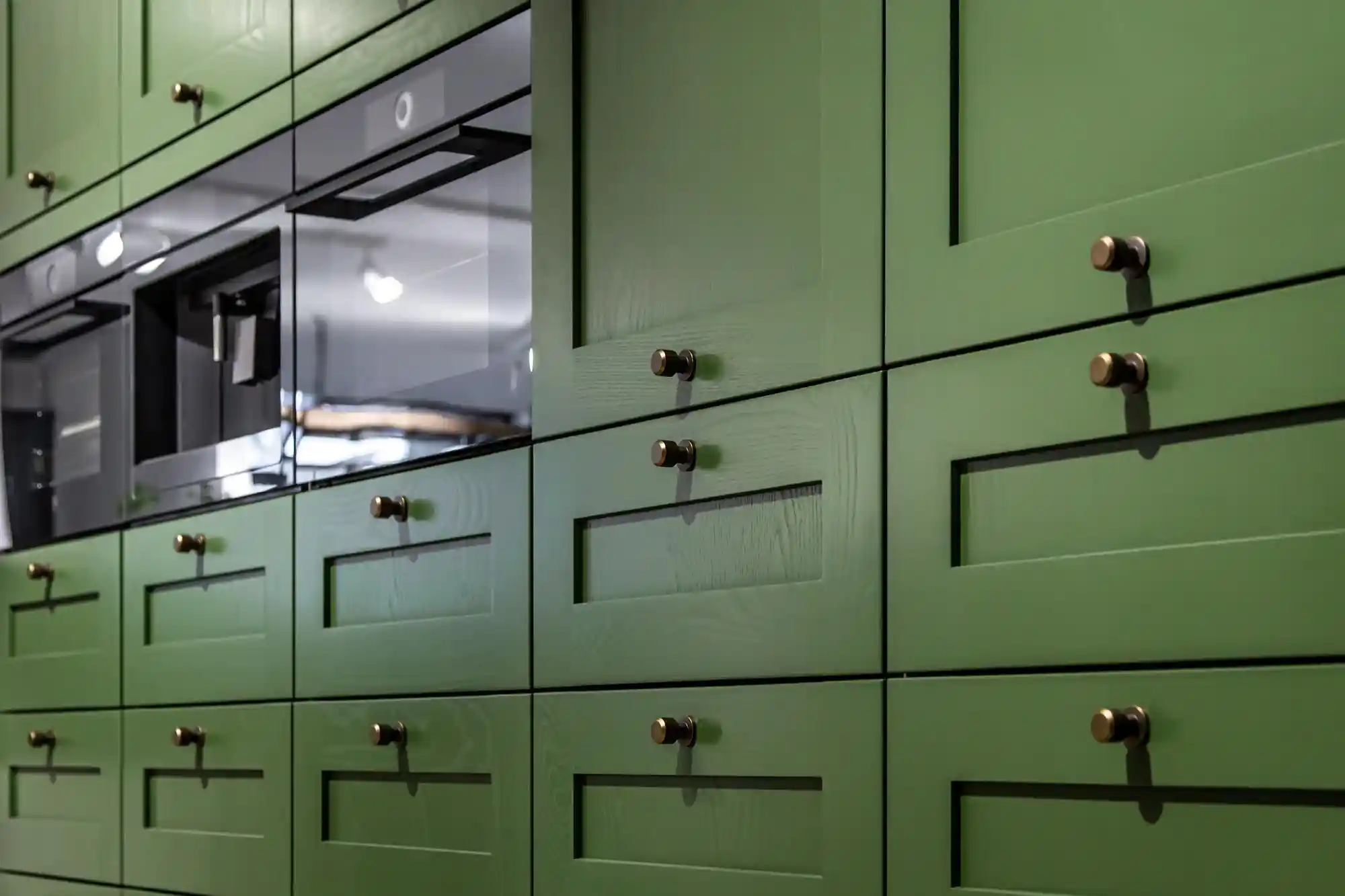 large-green-kitchen-cabinet